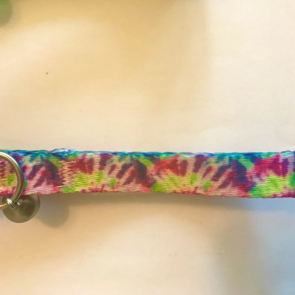 Whisker City 2 Easy Release Adult Cat Collars Adjustable Tie Dye & Green Ombré - Picture 2 of 12